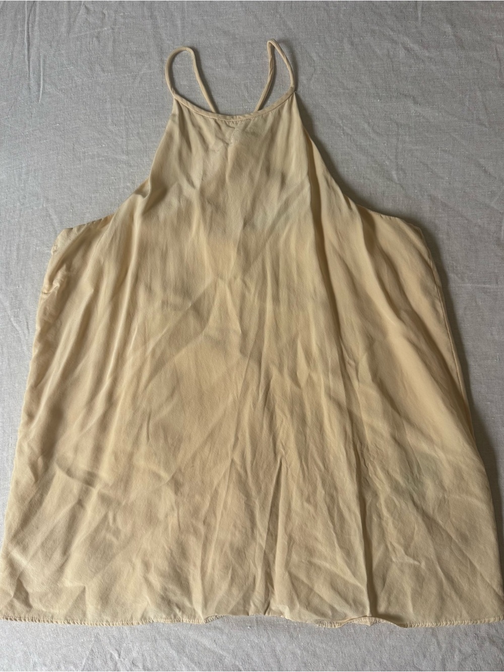 Tibi Cream Halter Neck Camisole